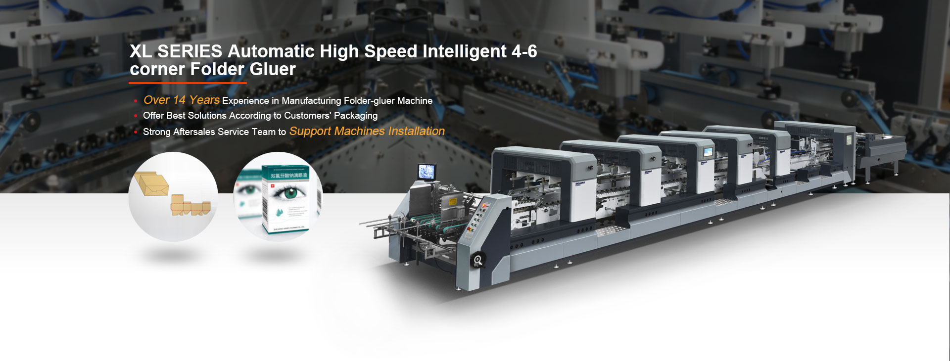 XL SERIES Automatic High Speed Intelligent 4-6 corner Folder Gluer