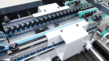 Aligner section for PC SERIES Automatic Folding Carton Gluer