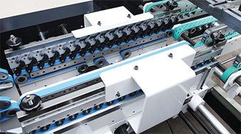 Aligner section for PC SERIES Automatic Folding Carton Gluer